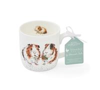 Portmeirion Home & Gifts MMMV5629-XSM Wrendale Lettuce be Friends Bone China Mug, 310 Ounces, Multi-Color