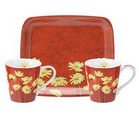 Portmeirion Home & Gifts Moulin Rouge Mug & Tray, 3 Piece Set