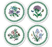 Pimpernel 10.5 cm Diameter MDF with Cork Back Botanic Garden Round Coasters, Set of 4, Multi-Colour