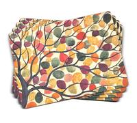 Portmeirion Home & Gifts Pimpernel Dancing Branches Placemats S/4 (s), Multi Coloured, 40.1 x 29.8cm, 2010648807