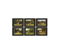 Portmeirion Home & Gifts Pimpernel Tally Ho Placemats - Set of 6, Multi-coloured,30.5 x 23cm