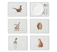 Portmeirion Home & Gifts Pimpernel Wrendale Designs Placemats, Set of 6, Multi-coloured,30.5 x 23cm, X0010568739