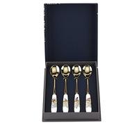 Portmeirion Home & Gifts SMC1101-XG Chelsea Tea Spoons Set of 4, Ceramic, Multi-Colour, 15cm