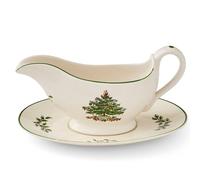 Portmeirion Home & Gifts Spode Sauce Boat and Stand Boxed Set, Ceramic, Multi-Colour