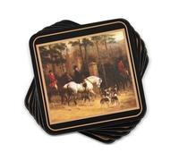 Portmeirion Home & Gifts Tally Ho Coasters S/6 (m), Multi-Coloured