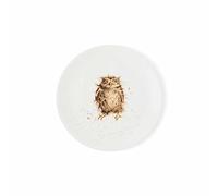 Portmeirion Home & Gifts Wrendale Coupe Plate-What a Hoot (Owl), Bone China, Multi Coloured, 20.7 x 20.7 x 1 cm