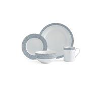 Portmeirion Mallorca 16 Piece Porcelain Dinner Set Blue