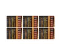 Portmeirion Pimpernel 30.5 x 23 cm MDF with Cork Back Archive Books Placemats, Set of 6, Multi-Colour