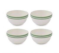Portmeirion Potters Stripe Set of 4 12.5cm Stacking Bowls Green
