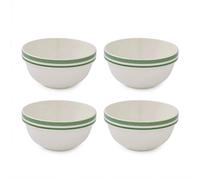 Portmeirion Potters Stripe Set of 4 14cm Stacking Bowls Green