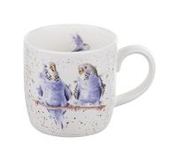 Portmeirion Royal Worcester Wrendale - Date Night - Budgie Mug by Wrendale Designs
