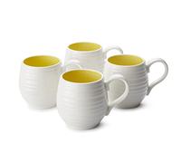 Portmeirion Sophie Conran Barrel Honey Pot Mug Set of Four - Sunshine