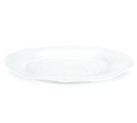 Portmeirion Sophie Conran Oval Plate, Porcelain, White, 32.5 x 42 x 4.8 cm