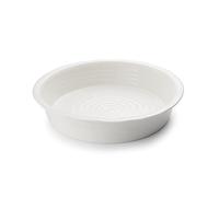 Portmeirion Sophie Conran Round Pie Dish, Porcelain, White, 27.3 x 27.3 x 5.3 cm