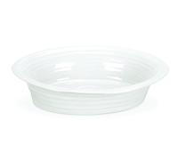 Portmeirion Sophie Conran Round Pie Dish, Porcelain, White, 27.3 x 27.3 x 5.3 cm