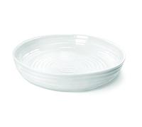 Portmeirion Sophie Conran Round Roasting Dish, Porcelain, White, 28.5 x 28.5 x 5.7 cm