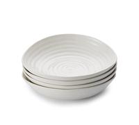 Portmeirion Sophie Conran Set of 4 White Ceramic Pasta Bowls