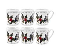Portmeirion the Holly and the Ivy Single Breakfast Mug (Set of 6)