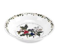 Portmeirion The Holly & Ivy Pasta Bowl, Multi-Colour, 20 cm, Set of 6