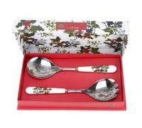 Portmeirion The Holly & Ivy Salad Servers, Multi-Colour, Set of 2
