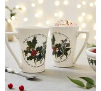 Portmeirion The Holly & The Ivy Mugs - Set of 2