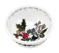 Portmeirion Home & Gifts The Holly & Ivy Fruit Salad, Ceramic, Multi-Colour, Set of 6,14 x 14 x 21.1 cm