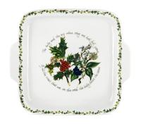 Portmeirion The Holly & The Ivy Square Handled Cake Plate - Single
