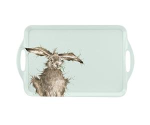 Portmeirion Wrendale Large Handled Tray (Hare), Multi Coloured