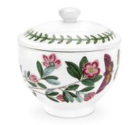 Portmeirion x Botanic Garden Covered Sugar Bowl - Floral Design Sugar Pot, Durable Earthenware, Dishwasher, Microwave & Freezer Safe, Suitable for Everyday Use
