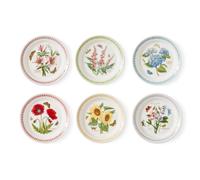 Portmeirion Botanic Garden Meadow Set Of 6 Small Dinner Plates -Assorted Designs