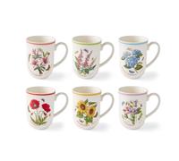Portmeirion Botanic Garden Meadow Set of 6 Tulip Mugs