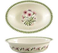 Portmeirion Pie Dish Botanic Garden Oval - Porcelain, for Baking & Serving