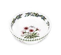 Portmeirion x Botanic Garden Salad Bowl - Iris Ceramic Bowl Suitable for Soups, Salads, or Desserts, Stylish and Durable, Microwave & Dishwasher Safe, Made in England Earthenware, 23cm
