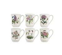 Portmeirion Botanic Garden Flared Tankard Mug Set of 6