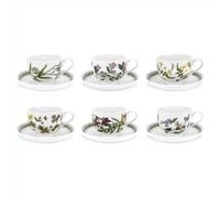 Portmeirion Botanic Garden Breakfast Cup & Saucer Set of 6