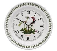 Portmeirion x Botanic Garden Wall Clock - Daisy Floral Design Timepiece for Home Decor, Suitable for Kitchen, Dining Room, or Garden Spaces