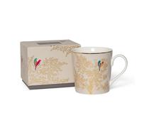 Sara Miller for Portmeirion Mug Chelsea SMCY78914-XG – Light Grey, White/Gold, Single