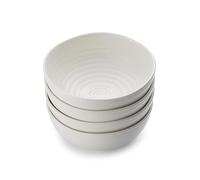 Portmeirion x Sophie Conran Set of 4 Noodle Bowls - White Bowl for Ramen, Breakfast or Cereal, Microwave, Oven, Freezer & Dishwasher Safe, Suitable for Everyday Use