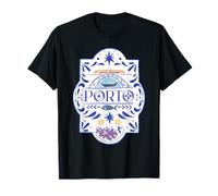 Porto Azulejo Tile Patterns Vintage Portugal Travel Souvenir T-Shirt