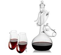 Porto Decanter Set Port Sippers - The Wine Savant Port and Wine Sippers Wine Glasses Set, With a Port Decanter