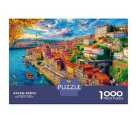 Porto_ Portugal 1000 Piece Impossible Puzzle for Adults - Challenging Jigsaw Puzzles, Family Activity & Game Gift 38x26cm/1000pcs