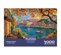 Porto_ Portugal Puzzle 1000 Pcs Impossible Jigsaw Puzzle, Challenge Puzzle for Adults & for Age 14 And Up 52x38cm/1000pcs