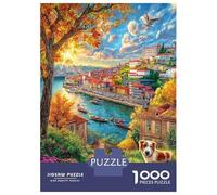 Porto_ Portugal Puzzle 1000 Piece, Impossible Jigsaw Puzzles for Adults, Puzzle Family Activity Puzzles 38x26cm/1000pcs