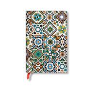 Porto (Portuguese Tiles) Mini Hardback Address Book (Elastic Band Closure)