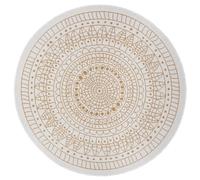 Porto Round Reversible Ochre Rug Indoor-Outdoor - Ø 240 cm