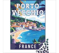 Porto Vecchio in France jigsaw puzzles 1000 | meaningful gift for mum to enjoy a peaceful relaxing afternoon with a cup of tea and some quiet time50x75cm