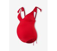 Porto-Vecchio Swimsuit for Maternity, CACHE COEUR red