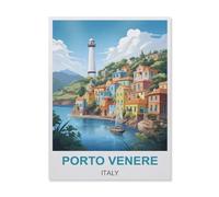 Porto Venere Italy，Jigsaw Puzzles Puzzles for Adults Kids. 1000 Piece Impossible Challenge Toy Educational Game Home Decoration for Adults& Kids Age 14 Years Up 1000pcs（75x50cm）-ID24