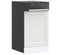Porto White Dishwasher Panel, 45x1.5x67 cm Engineered Wood, Moisture-Resistant Kitchen Cabinet Front, Durable Appliance Protection, Easy Clean Surface