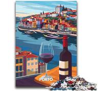 Porto Wine Views 1000 Piece Jigsaw Puzzles for Teenagers Gifts, Family Game Stress Reliever Difficult Challenge Gifts for Friends And Family 2000pcs (70x100cm)